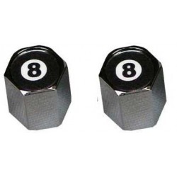 8 Ball Lug Nut Valve Caps